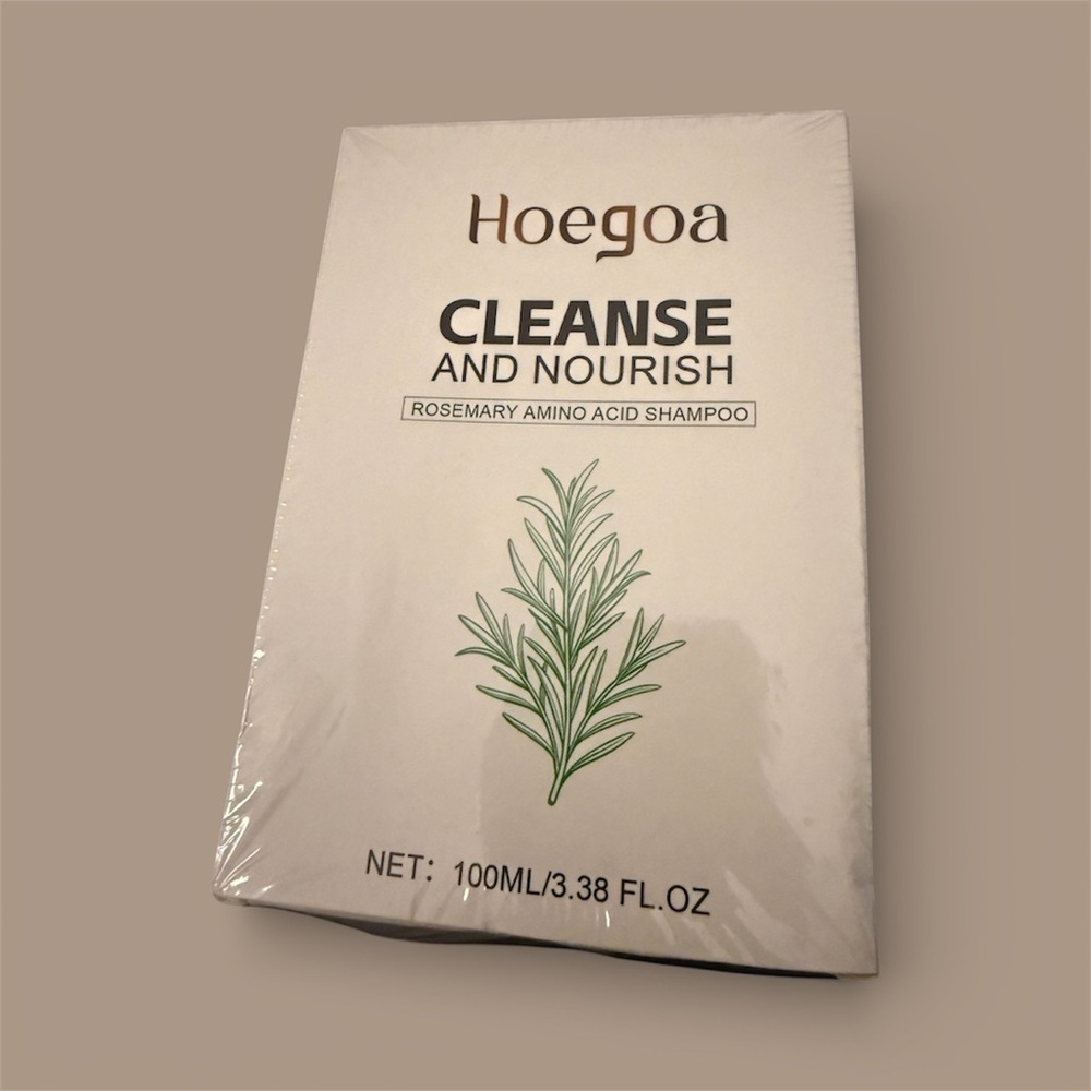 Lot of 2 HOEGOA Rosemary Amino Acid Shampoo NEW SEALED 3.38 oz.